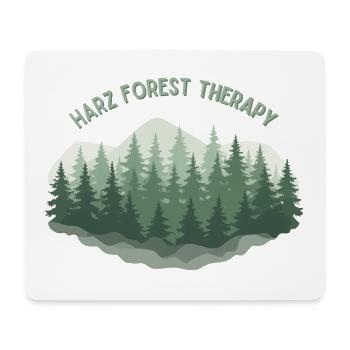 Harz Forest Therapy | Nature & Hiking - Mousepad (Querformat) - Weiß - Vorne
