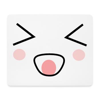 Kawaii Gesicht Kawaii Kostüm Kawaii - Mousepad (Querformat) - Weiß - Vorne