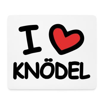 I Love Dumplings - Mouse Pad (horizontal) - white - Front