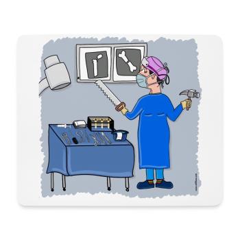 Traumatologie - Mousepad (Querformat) - Weiß - Vorne