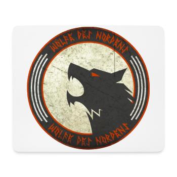 Wölfe des Nordens - Mousepad (Querformat) - Weiß - Vorne