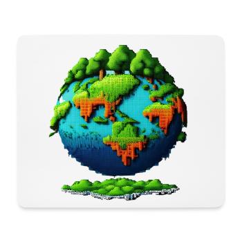 DreamEarth - Mouse Pad (horizontal) - white - Front