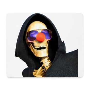 Mort d’un clown - Tapis de souris (format paysage) - blanc - Devant