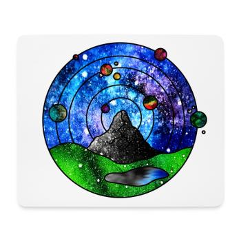 Cosmic Scenery - Mouse Pad (horizontal) - white - Front