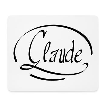 Claude - Mouse Pad (horizontal) - white - Front