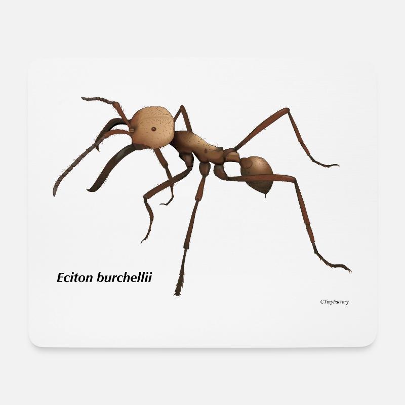 Ameisensoldat - Mousepad (Querformat) - Weiß