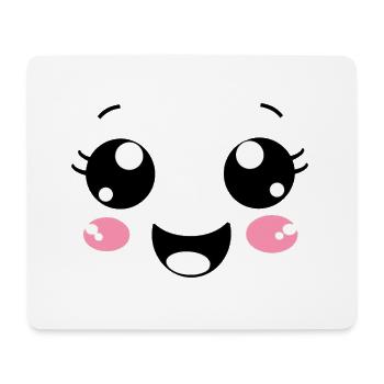 Happy Face - Mouse Pad (horizontal) - white - Front