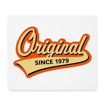 Original Since 1979 (Year Of Birth, Birthday, 3C) - Mouse Pad (horizontal) - white - Front