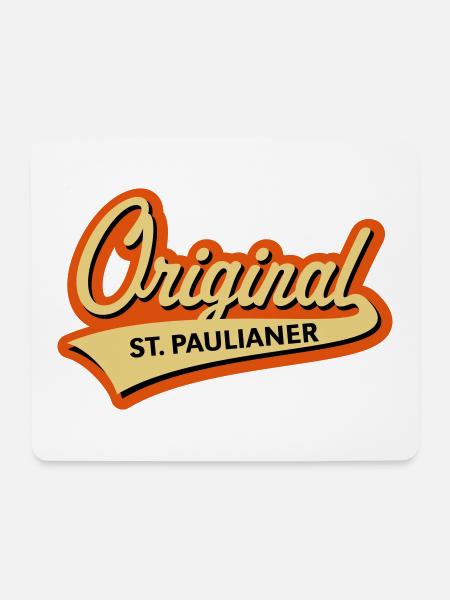Original St. Paulianer (Sankt St. Pauli, Kiez, 3C) - Mousepad (Querformat) - Weiß