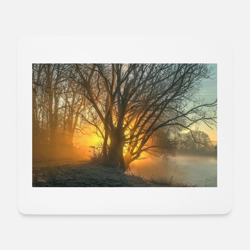 Burning Tree - Mouse Pad (horizontal) - white