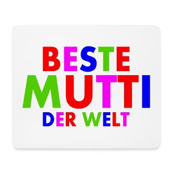 Beste mutti der welt - Mousepad (Querformat) - Weiß - Vorne