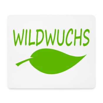 WILDWUCHS - Mousepad (Querformat) - Weiß - Vorne