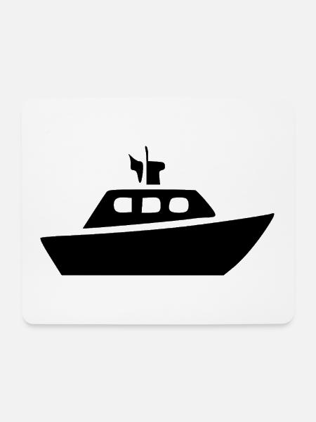 Schiff Boot Reise Geschenk  - Mousepad (Querformat) - Weiß