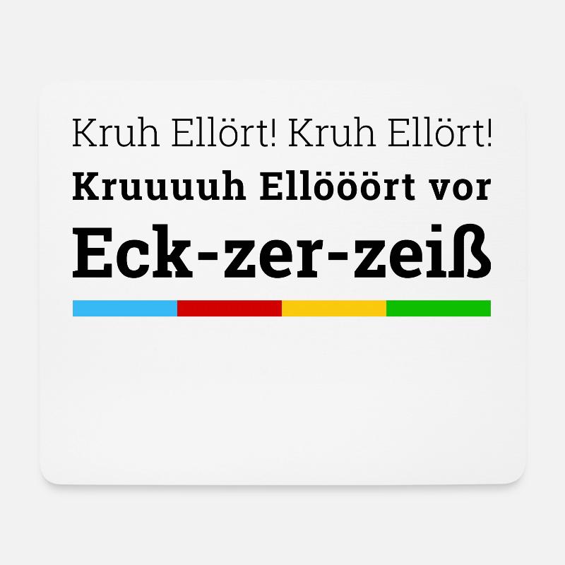 Kruh Ellört! Kreuzfahrt Seenotrettungsübung SNRÜ - Mousepad (Querformat) - Weiß