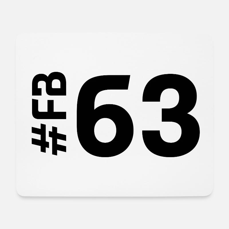 FB63 2025 - Mousepad (Querformat) - Weiß