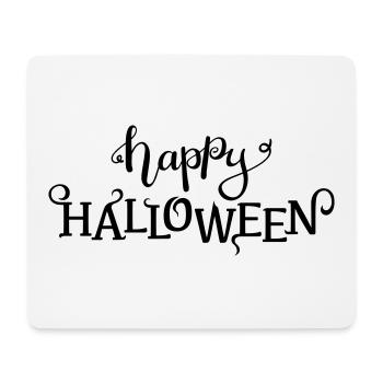 Joyeux lettrage d’halloween - Tapis de souris (format paysage) - blanc - Devant