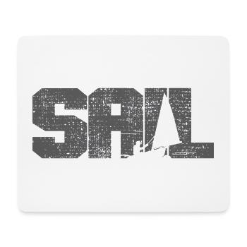 navigation à voile - Tapis de souris (format paysage) - blanc - Devant