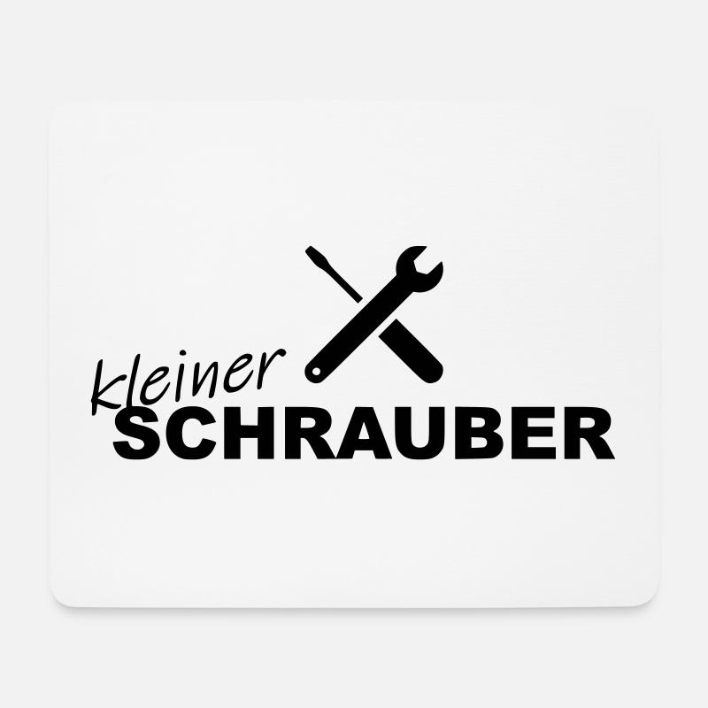 Kleiner Schrauber als süße Geschenkidee - Mousepad (Querformat) - Weiß