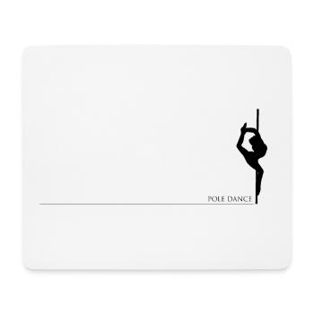 Pole dance shirt pole dance - Mouse Pad (horizontal) - white - Front