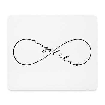 Angelika Name Infinity Symbol - Mouse Pad (horizontal) - white - Front