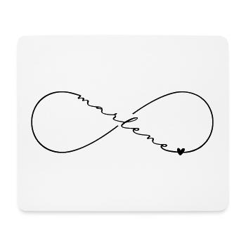 Marlene Name Infinity Symbol - Mouse Pad (horizontal) - white - Front