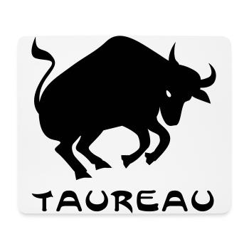 Taurus txt - Mouse Pad (horizontal) - white - Front