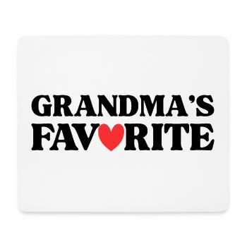 Grandma's Favorite Cute Family for Little - Mouse Pad (horizontal) - white - Front