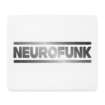 Neurofunk DNB Drum n Bass Junglist - Mouse Pad (horizontal) - white - Front