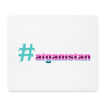 Cool hashtag afganistan land - Tapis de souris (format paysage) - blanc - Devant