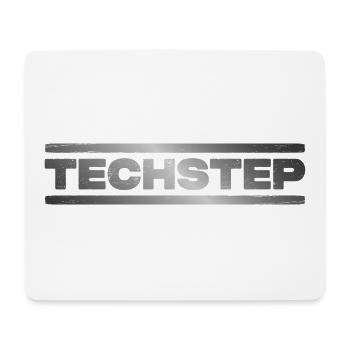 Techstep DNB Drum n Bass Junglist - Mouse Pad (horizontal) - white - Front