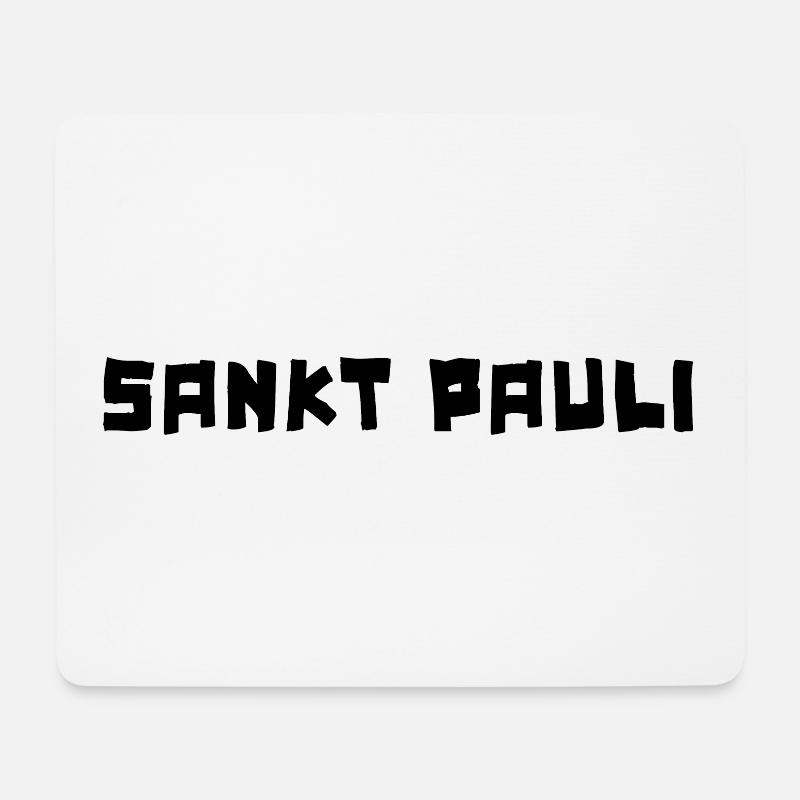 SANKT PAULI - Mousepad (Querformat) - Weiß