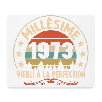 Cadeau Millésime 1973 Vieilli À La Perefection - Tapis de souris (format paysage) - blanc - Devant