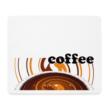 Kaffee, das dufte Getränk. - Mousepad (Querformat) - Weiß - Vorne