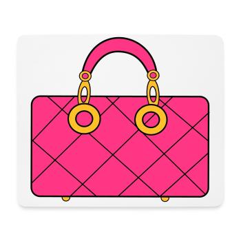 My Handbag Luxus Handtasche - Mousepad (Querformat) - Weiß - Vorne