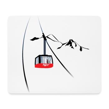 jackson hole gondola - Mouse Pad (horizontal) - white - Front