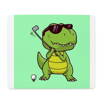 dinosaure - Tapis de souris (format paysage) - blanc - Devant