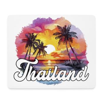 Thailand Travel Destination Holiday Travel Holiday - Mouse Pad (horizontal) - white - Front