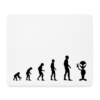 Alien Extra-Sci Fi - Evolution - Tapis de souris (format paysage) - blanc - Devant