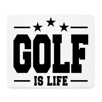 Golf is life / Golf - Mouse Pad (horizontal) - white - Front