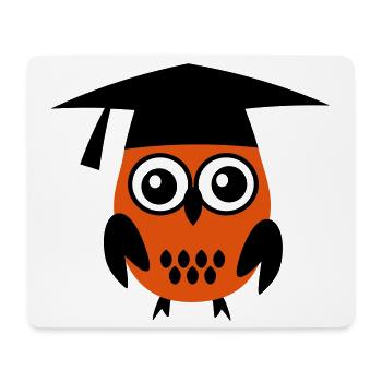 6061912 119208075 Eule - Mousepad (Querformat) - Weiß - Vorne