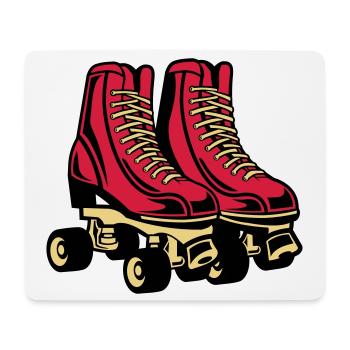 2541614 135123868 Roller Skate - Tapis de souris (format paysage) - blanc - Devant