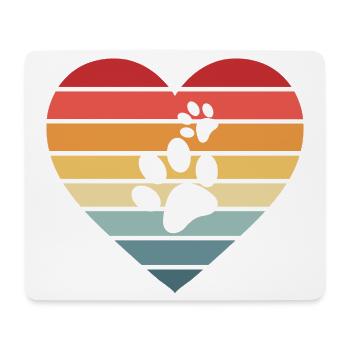Hund Hunde - Mousepad (Querformat) - Weiß - Vorne