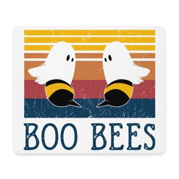 Boo Bees Ghost Bees Funny Design - Mouse Pad (horizontal) - white - Front