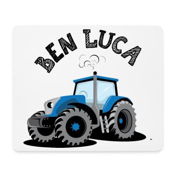 Traktor Ben Luca - Mousepad (Querformat) - Weiß - Vorne