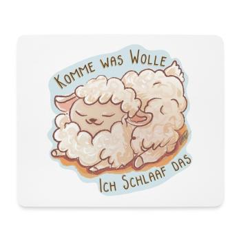 Ich Schlaaf das - Mousepad (Querformat) - Weiß - Vorne