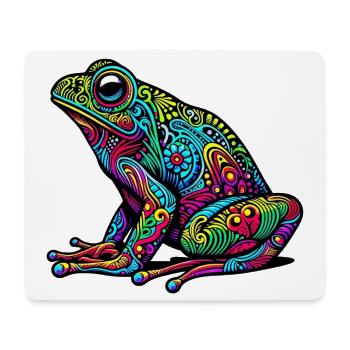 Frosch - Mousepad (Querformat) - Weiß - Vorne