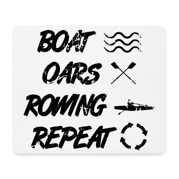 Rower's Saying - Mouse Pad (horizontal) - white - Front