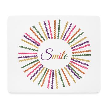 Smile - Mouse Pad (horizontal) - white - Front