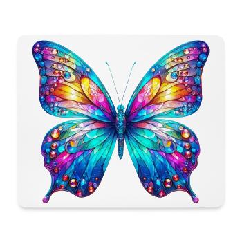 Butterfly - Mouse Pad (horizontal) - white - Front
