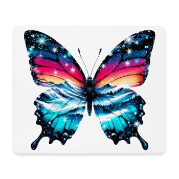 Schmetterling - Mousepad (Querformat) - Weiß - Vorne